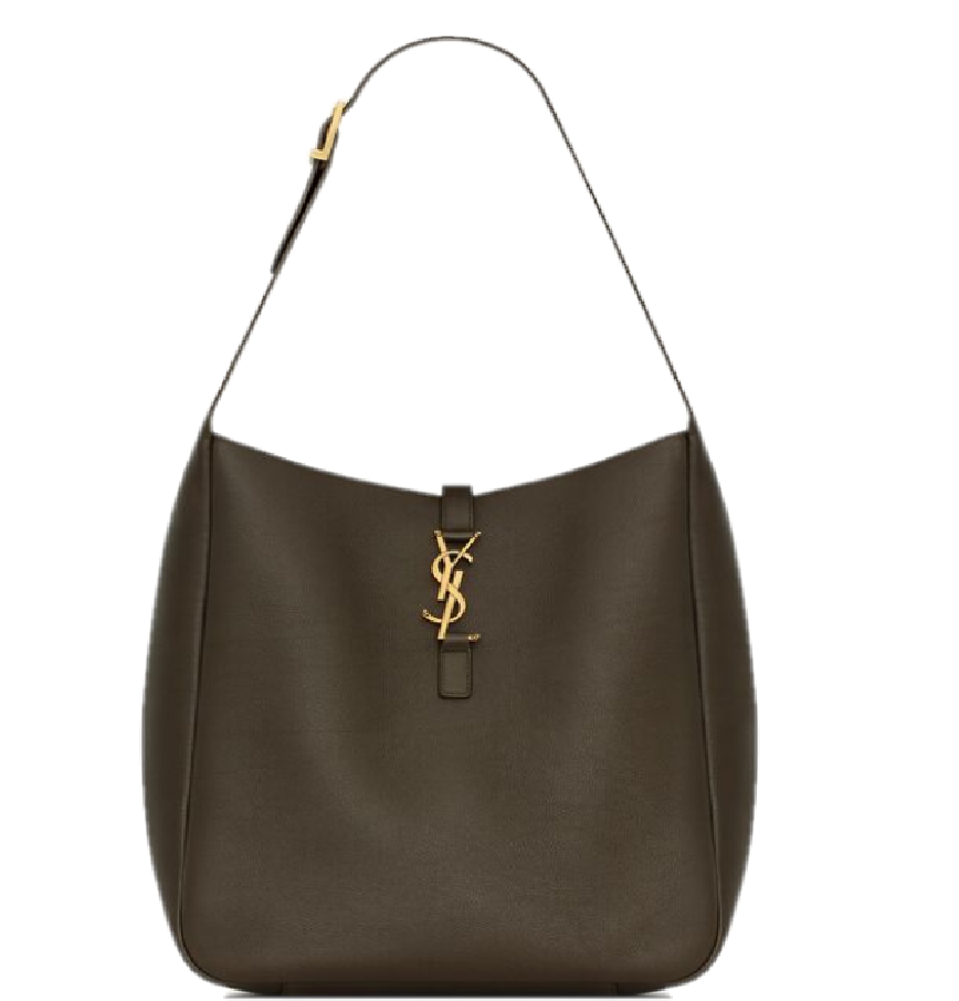  Túi Nữ Saint Laurent Classic Le 5 À 7 Supple Large In Grained Leather 'Musk' 