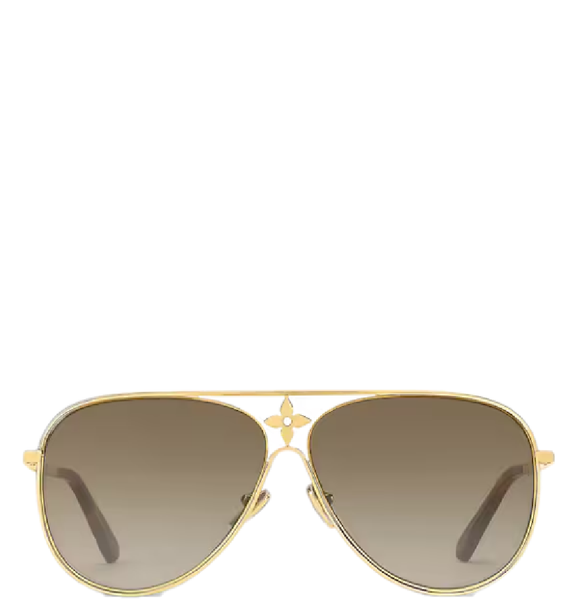  Kính Nữ Louis Vuitton LV Star Pilot Sunglasses 'Gold' 