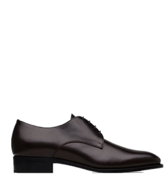  Giày Nam Saint Laurent Adrien Derbies In Smooth Leather 'Black' 