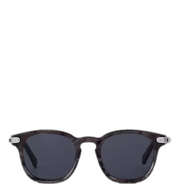  Kính Nam Louis Vuitton LV Signature Square Round Sunglasses 'Black' 
