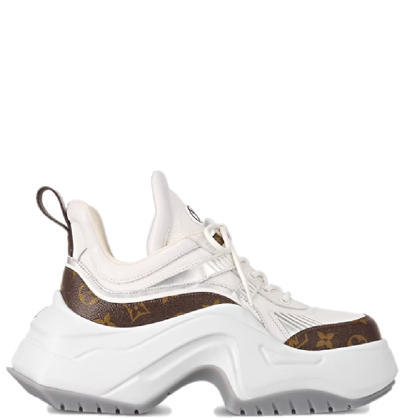  Giày Nữ Louis Vuitton LV Archlight 2.0 Platform Trainers 'White' 