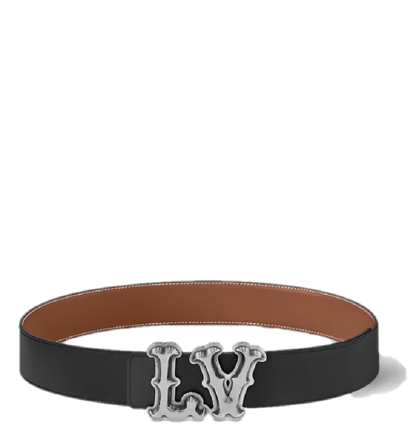  Thắt Lưng Nam Louis Vuitton LV Ranch 40MM Reversible Belt 'Black' 