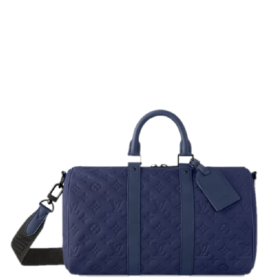 Túi Nam Louis Vuitton Keepall Bandoulière 35 Bag 'Blue