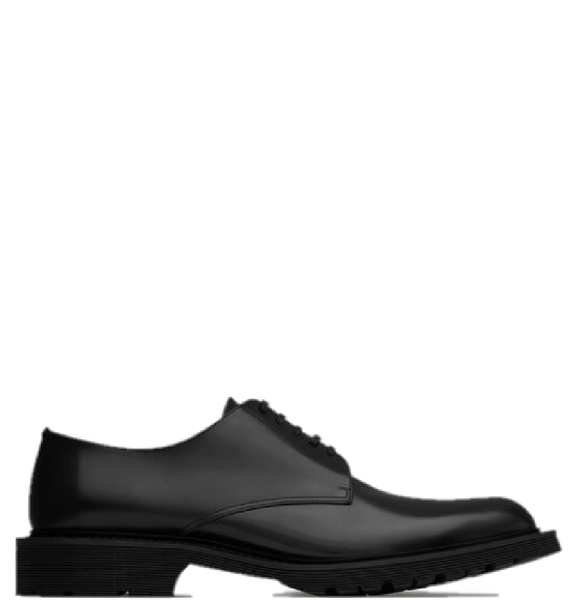  Giày Nam Saint Laurent Army Derbies In Patent Leather 'Black' 