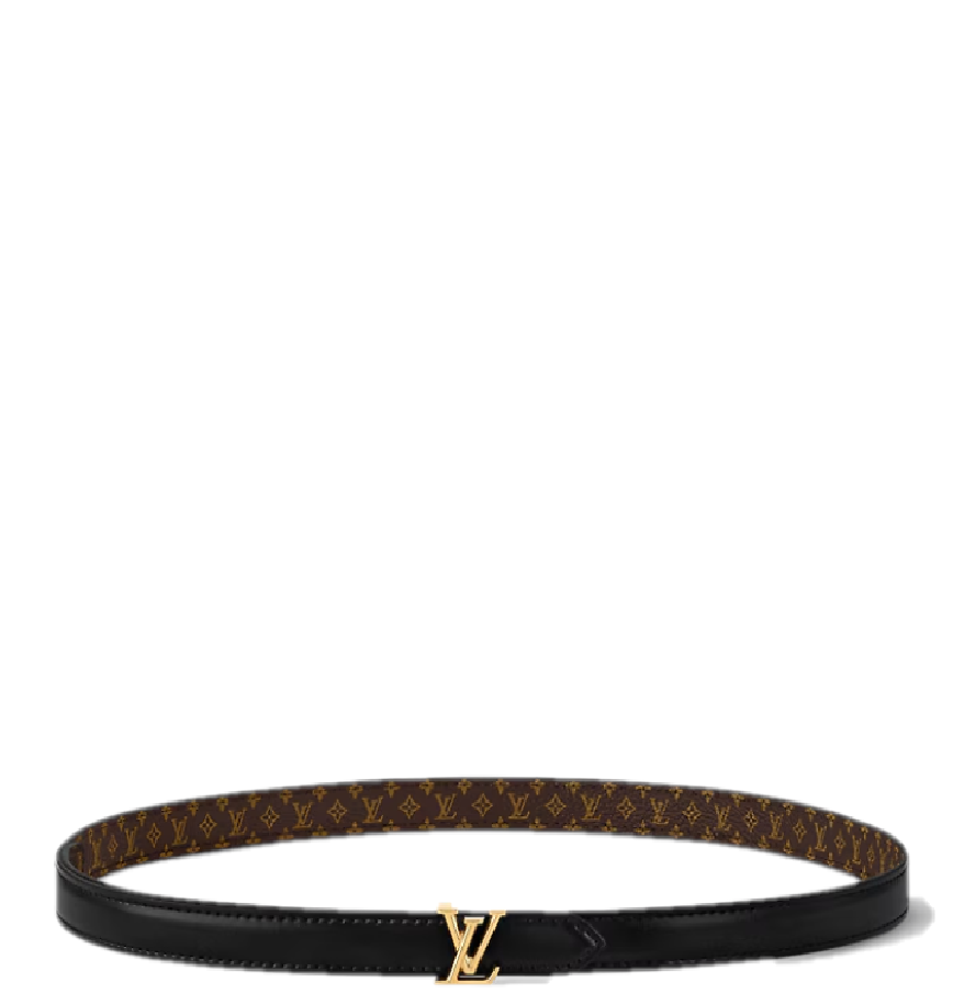  Thắt Lưng Nữ Louis Vuitton LV Mini 15MM Reversible Belt 'Black' 