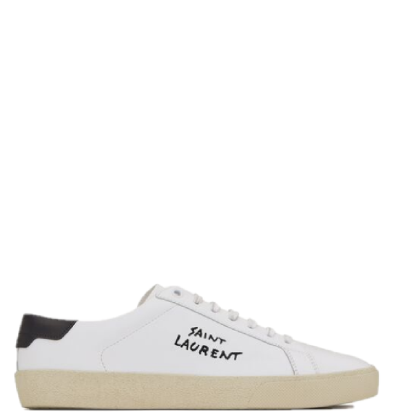  Giày Nam Saint Laurent Court Classic SL06 Embroidered 'White' 