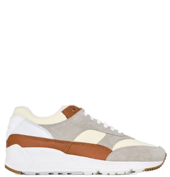  Giày Nữ Saint Laurent Bump Sneakers In Smooth Leather 'Honey' 