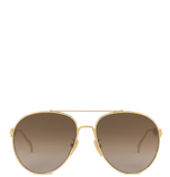  Kính Nữ Louis Vuitton My LV Chain Pilot Sunglasses 'Gold' 