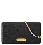  Túi Nữ Louis Vuitton Lily Wallet On Chain 'Black' 