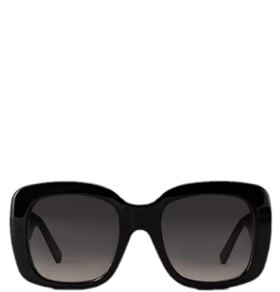  Kính Nữ Louis Vuitton LV Empreinte Square Sunglasses 'Black' 