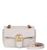  Túi Nữ Gucci GG Marmont Matelassé Mini Bag 'Light Grey' 