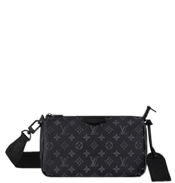  Túi Nam Louis Vuitton Pochette Accessoire XL Bag 'Black' 