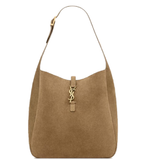  Túi Nữ Saint Laurent Le 5 À 7 Supple Large In Suede 'Golden' 
