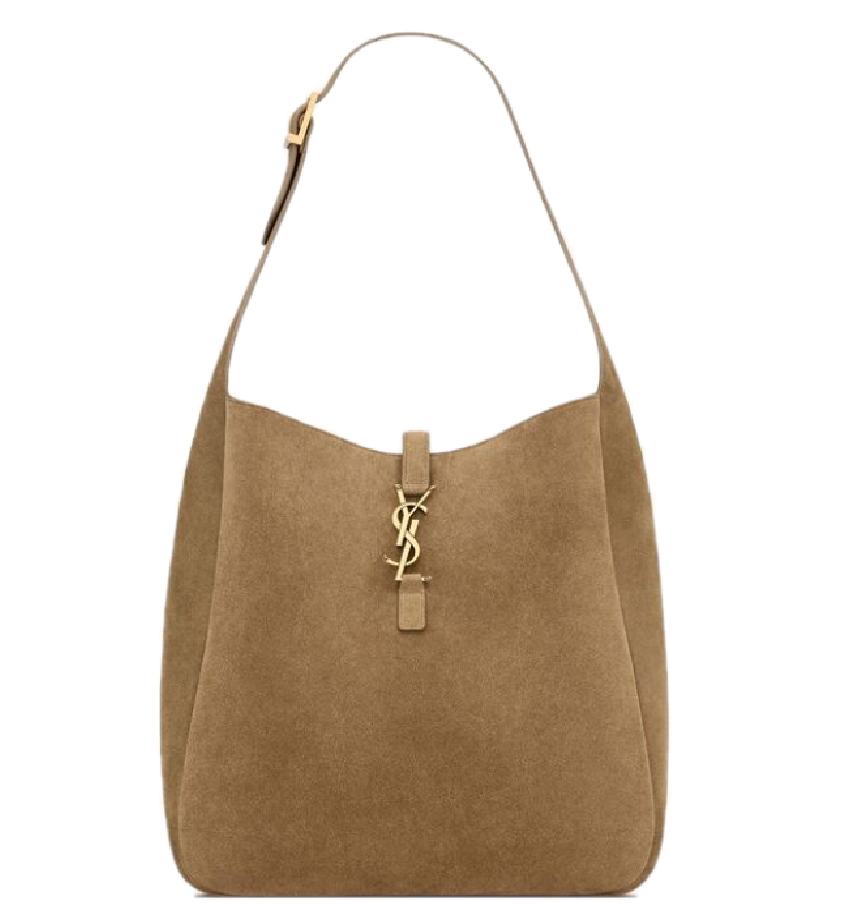  Túi Nữ Saint Laurent Le 5 À 7 Supple Large In Suede 'Golden' 