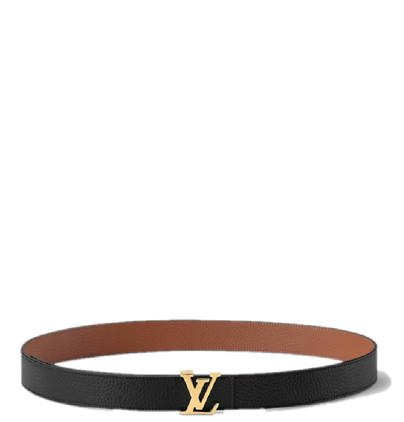  Thắt Lưng Nữ Louis Vuitton LV Initials 30MM Reversible Belt 'Black' 