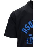  Áo Nam Dsquared2 Logo Printed 'Black' 