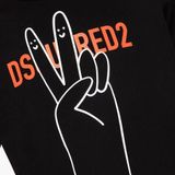  Áo Nam Dsquared2 Logo Printed 'Black' 