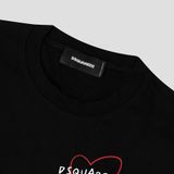  Áo Nam Dsquared2 Logo Printed 'Black' 