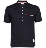  Áo Nam Thom Browne Polo Shirt 'Navy' 