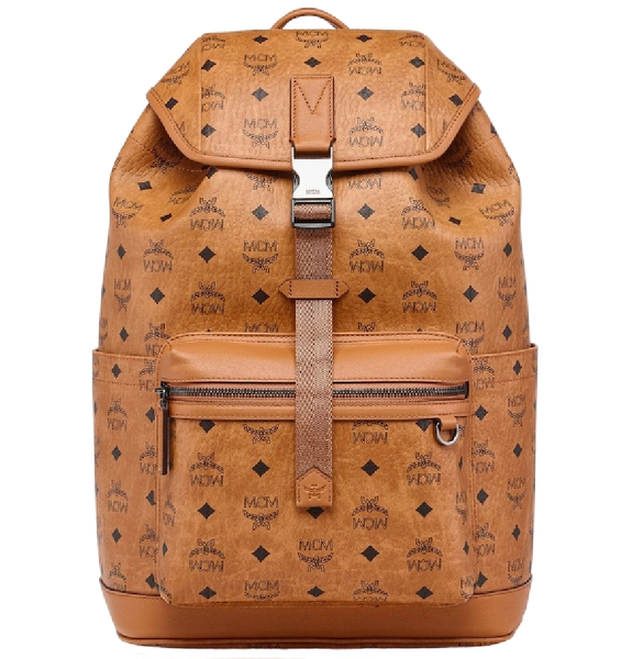  Balo MCM Brandenburg Backpack 'Cognac' 