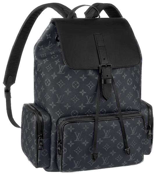 Balo Nam Louis Vuitton Trio Backpack 'Black' 