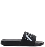  Dép Nam Valentino Rubber Slide 'Black' 