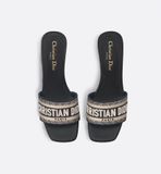  Dép Nữ Dior Dway Heeled Slide 'Blue' 