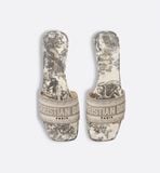  Dép Nữ Dior Dway Heeled Slide 'Gray' 