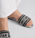  Dép Nữ Dior Dway Slide 'Black White' 