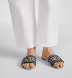  Dép Nữ Dior Dway Slide 'Black White' 