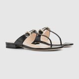  Dép Nữ Gucci Thong Sandal 'Black' 