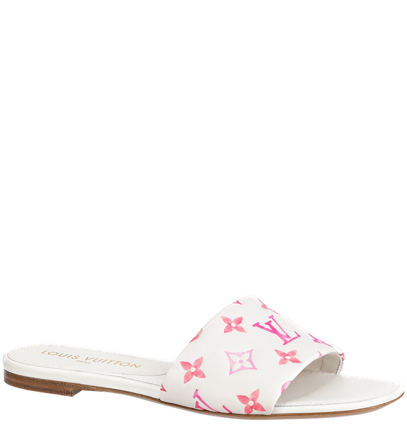  Dép Nữ Louis Vuitton Revival Flat Mules 'Rose' 