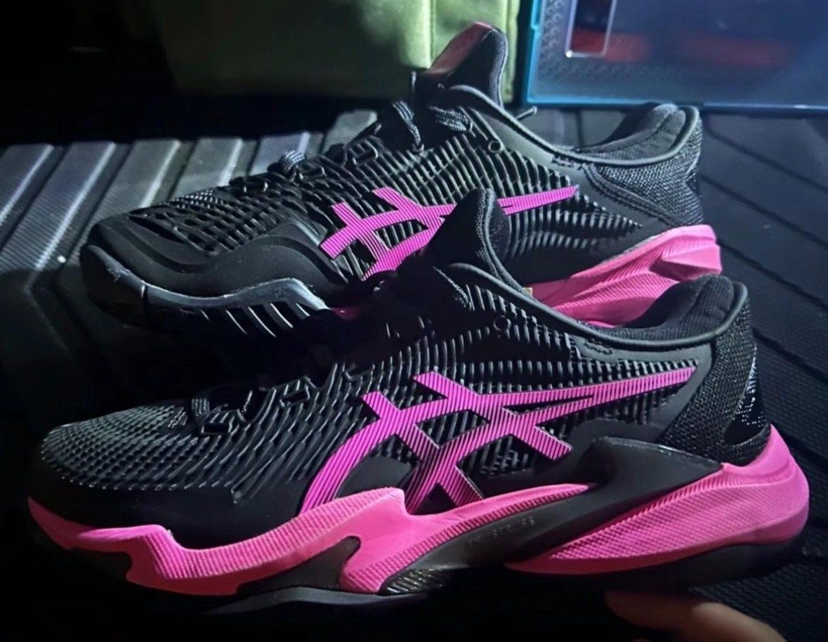 Giày Asics Court FF 3 'Black Hot Pink' 1041A370-001 – LUXITY