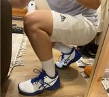  Giày Asics Court FF Novak 'White Blue' 