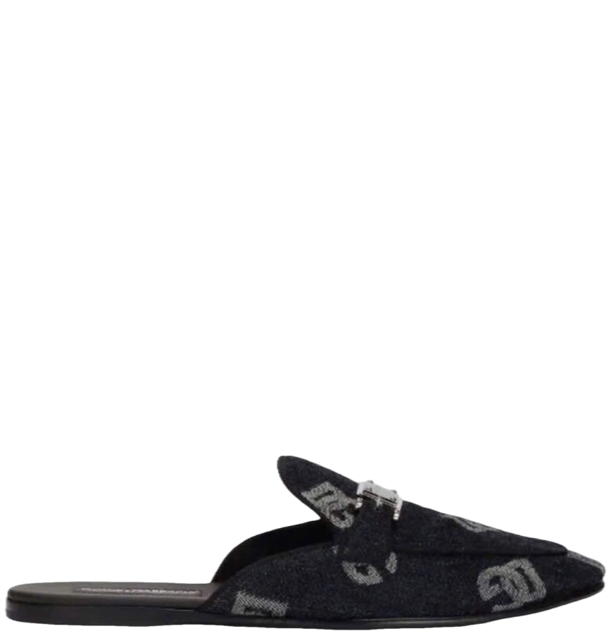  Giày Dolce & Gabbana D&G Denim 'Black' 