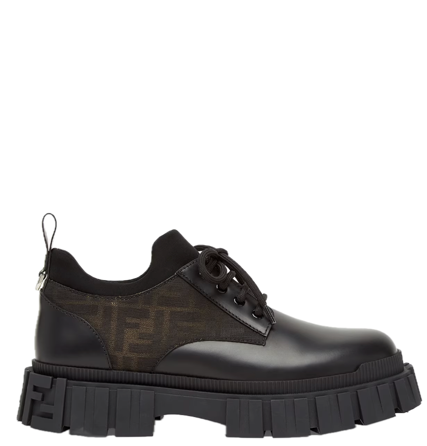  Giày Nam Fendi Force Lace-ups 'Black' 
