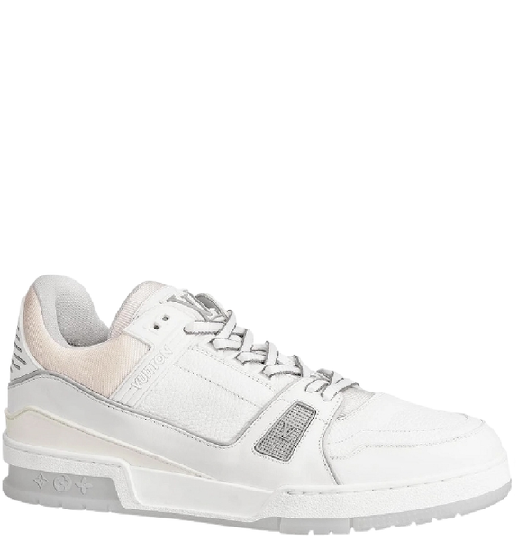 Giày Nam Louis Vuitton LV Trainers 'All White' 