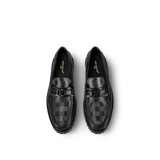  Giày Nam Louis Vuitton Major Loafers 'Black' 