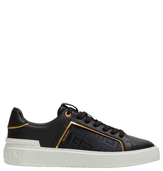  Giày Nữ Balmain B-Court Sneakers 'Black' 
