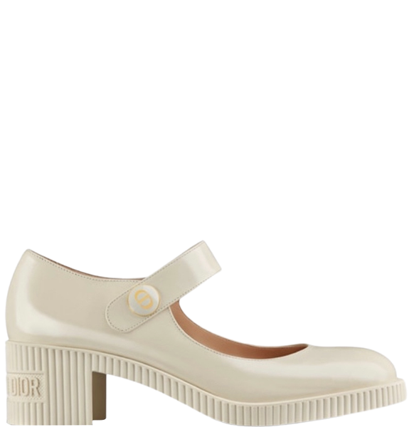  Giày Nữ Dior D-Doll Pump 'White Shiny' 