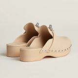  Giày Nữ Hermes Carlotta Mule 'Hêtre' 