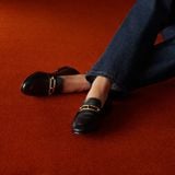  Giày Nữ Hermes Colette Loafer 'Noir' 