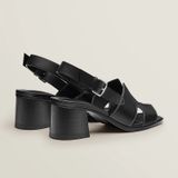  Giày Nữ Hermes Elbe 60 Sandal 'Noir' 