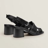  Giày Nữ Hermes Elbe 60 Sandal 'Noir' 