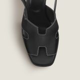  Giày Nữ Hermes Elbe 60 Sandal 'Noir' 