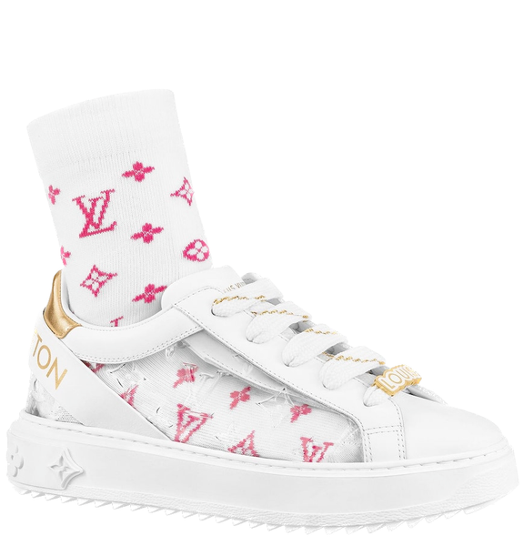  Giày Nữ Louis Vuitton Time Out Trainers 'Gold' 