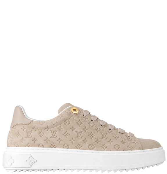  Giày Nữ Louis Vuitton Time Out Trainers 'Nude' 