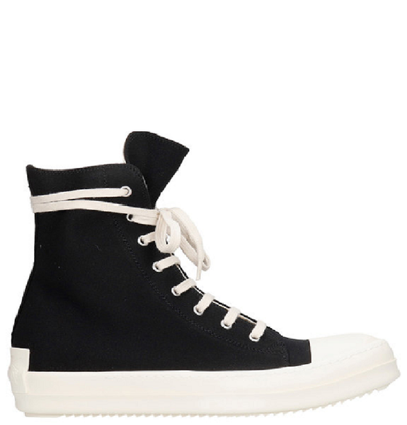  Giày Rick Owens High Top Sneakers 'Black' 