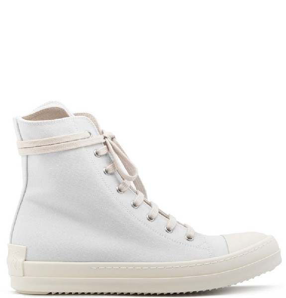  Giày Rick Owens High Top Sneakers 'White' 