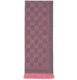  Khăn Gucci GG Wool Scarf 'Graphite' 